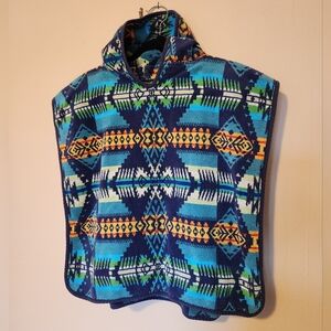 Pendleton Navy, Teal & Green Aztec Pullover